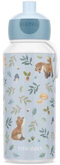 Mepal Forest Friends drinkfles pop-up blauw