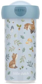 Mepal Forest Friends schoolbeker 300ml blauw