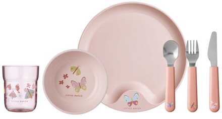 Mepal Kinderservies Mepal Mio 6-delig - Little Dutch Flowers & Butterflies Wit