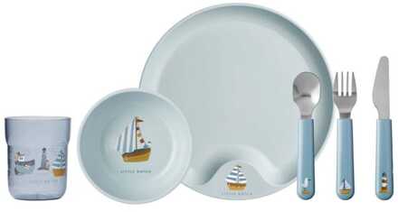 Mepal Kinderservies Mepal Mio 6-delig - Little Dutch - Sailors Bay Wit