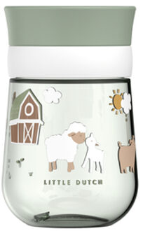 Mepal Leerbeker 360° mio little dutch 300 ml - little boerderij Groen - 300ml