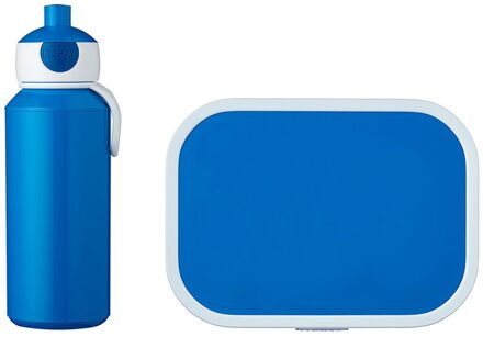 Mepal Lunchset Campus (pop-up drinkfles en lunchbox) - blauw