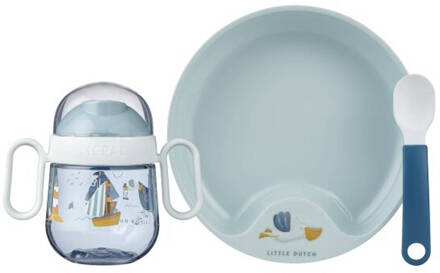 Mepal Mio Babyservies Little Dutch 3-Delige Set - Sailors Bay Wit