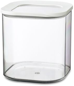 Mepal Modula voorraadpot - 2,75 liter - wit Transparant