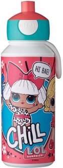 Mepal Pop-up Beker L.o.l. Surprise 400 ml Rood/wit