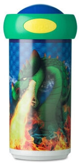 Mepal Rosti mepal Schoolbeker draak blauw