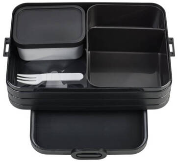 Mepal Take a Break Bento Lunchbox Large - Nordic Black Zwart