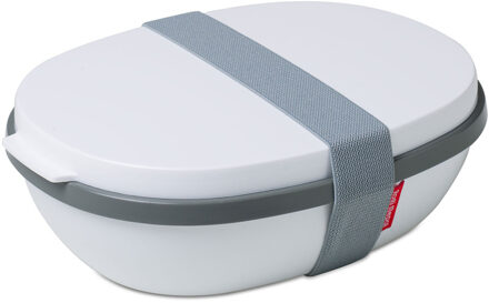 Mepal To Go Elipse lunchbox - wit Grijs