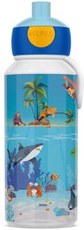 Mepal Tropical Ocean drinkfles pop-up blauw