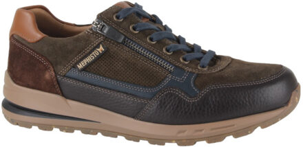 Mephisto Bradley or.1351/v.3619/1545/3678n/6135 dark brown heren sneakers 40 (6,5) - maat 42,5 Groen