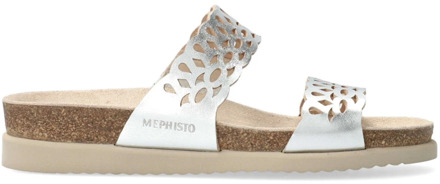 Mephisto Flat Sandals Mephisto , Gray , Dames - 41 Eu,37 Eu,35 Eu,42 Eu,36 EU
