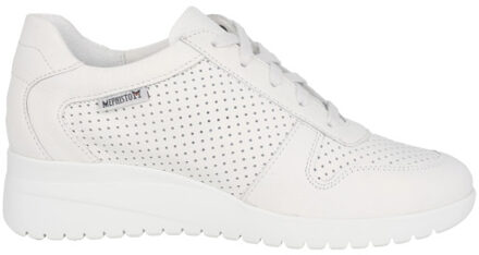 Mephisto Isa perf dames veterschoen - maat 37,5 Wit