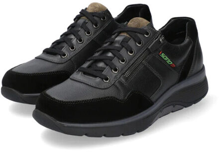 Mephisto Sano amory heren rollende wandelsneaker Zwart - 43
