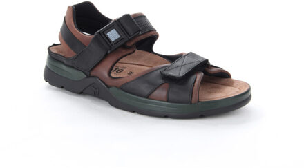 Mephisto SHARK FIT Heren Sandaal - Donkerbruin - Maat 43