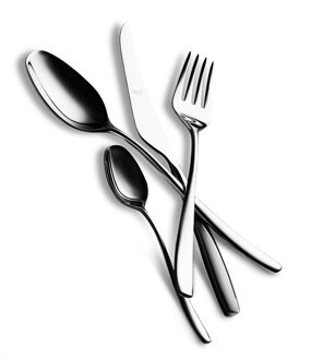 Mepra 24 pcs set Avanguardia Stainless Steel RVS glans