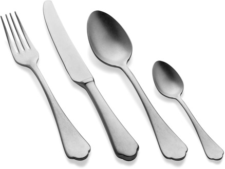 Mepra 24 pcs set Dolce Vita Peltro RVS glans