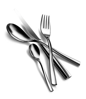 Mepra 24 pcs set Elica Stainless Steel RVS glans