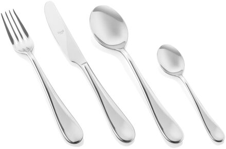 Mepra 24 pcs set Natura Stainless Steel RVS glans