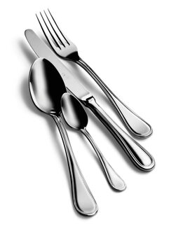 Mepra 4 pcs set Boheme Stainless Steel RVS glans