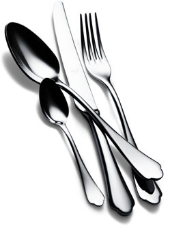 Mepra 4 pcs set Dolce Vita Stainless Steel RVS glans