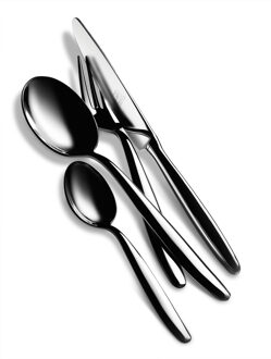 Mepra Cutlery Set 4 Pcs Acqua RVS glans