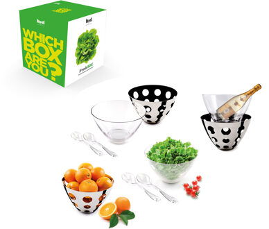 Mepra Fresh Box Vetro RVS glans, zwart