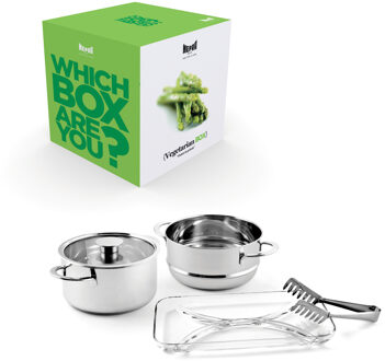 Mepra Vegetarian 6 Pcs Kitchen Set RVS, helder