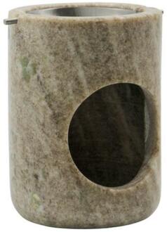 Meraki Diffuser Meraki Oil Burner Marble Beige Silver Finish 1 st