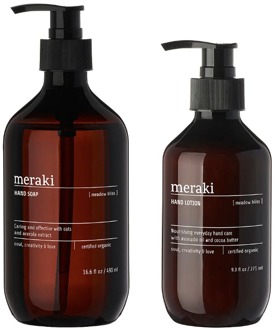 Meraki Geschenkset Meraki Gift Box Meadow Bliss Simply Hand Care 490 ml + 275 ml