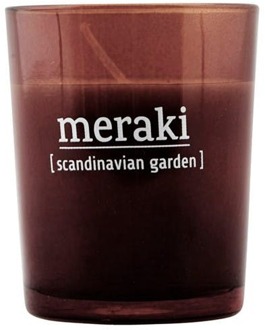 Meraki Geurkaars Scandinavian garden rood