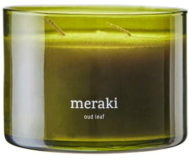 Meraki Geurkaarsen Meraki Scented Candles Oud Leaf 340 g