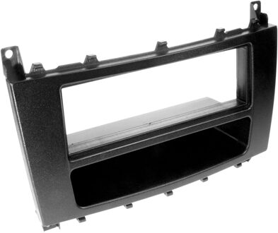 Mercedes Benz 1-DIN Paneel met aflegbakje. Mercedes Benz C Klasse/ CLC-Klasse Kleur: Zwart 28119016