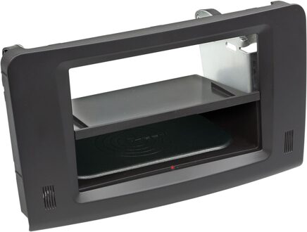 Mercedes Benz 2-DIN Paneel Inbay® Mercedes Benz M-Klasse 2005-2011 Kleur: Zwart 241190341