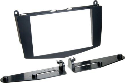 Mercedes Benz 2-DIN Paneel Mercedes Benz C-Klasse W204 2007-2011 Kleur: Zwart 381190321