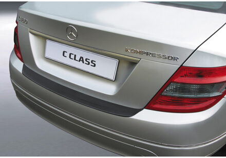 Mercedes Benz ABS Achterbumper beschermlijst passend voor Mercedes-Benz C-Klasse W204 Sedan 2007- Zwart