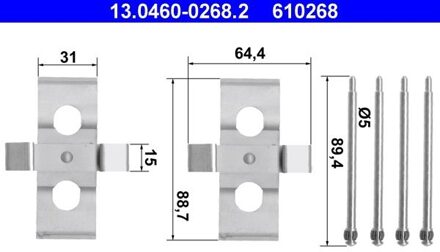 Mercedes Benz Accessoireset, schijfremblok 13046002682