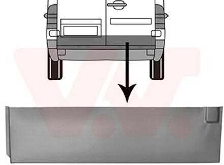 Mercedes Benz Achterportier 3076150