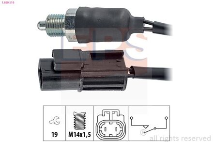 Mercedes Benz Achteruitrijschakelaar 1860116