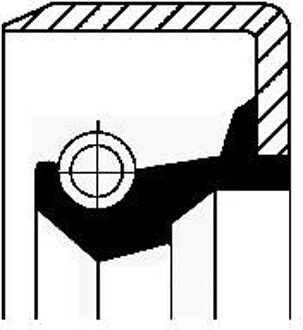 Mercedes Benz Afdichtring, remschoen 01017009B