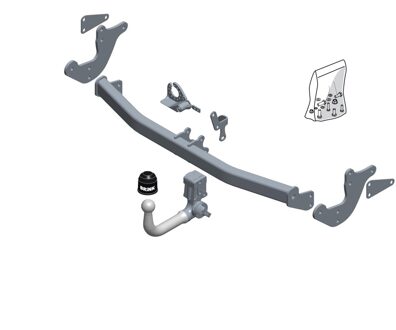 Mercedes Benz Afneembare trekhaak, BMU kogel 594200