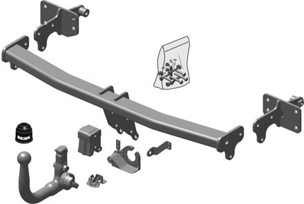 Mercedes Benz Afneembare trekhaak, BMU kogel 617700