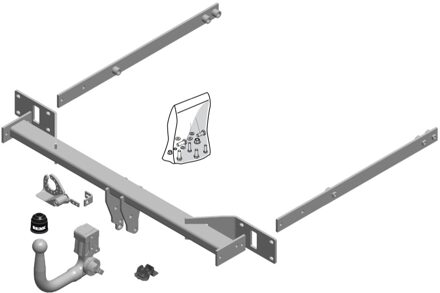 Mercedes Benz Afneembare trekhaak, BMU kogel