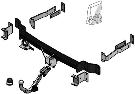 Mercedes Benz Afneembare trekhaak