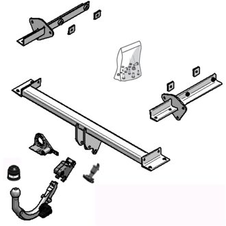 Mercedes Benz Afneembare trekhaak