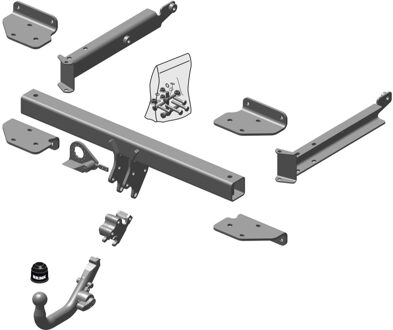 Mercedes Benz Afneembare trekhaak