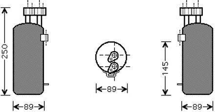 Mercedes Benz Airco Droger 4300D330