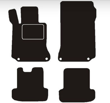 Mercedes Benz Automatten passend voor mercedes c207 / a207 e-klasse coupe + cabrio 2009-> MSN1361352