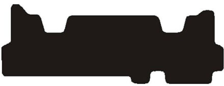 Mercedes Benz Automatten passend voor Mercedes Sprinter W906 dubb. cabine achter MSN1361346