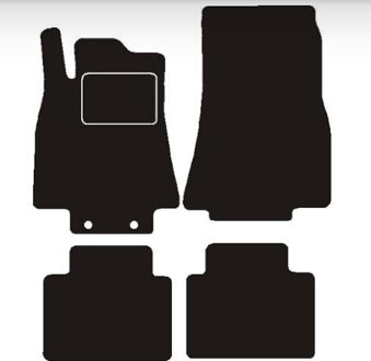 Mercedes Benz Automatten passend voor Mercedes w245 b-klasse 2005 -> met oe bevestiging MSN1360936