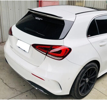 Mercedes Benz AutoStyle Dakspoiler (Spoiler Cap) passend voor Mercedes A-Klasse W177 2018- (ABS Glanzend zwart) TSME49